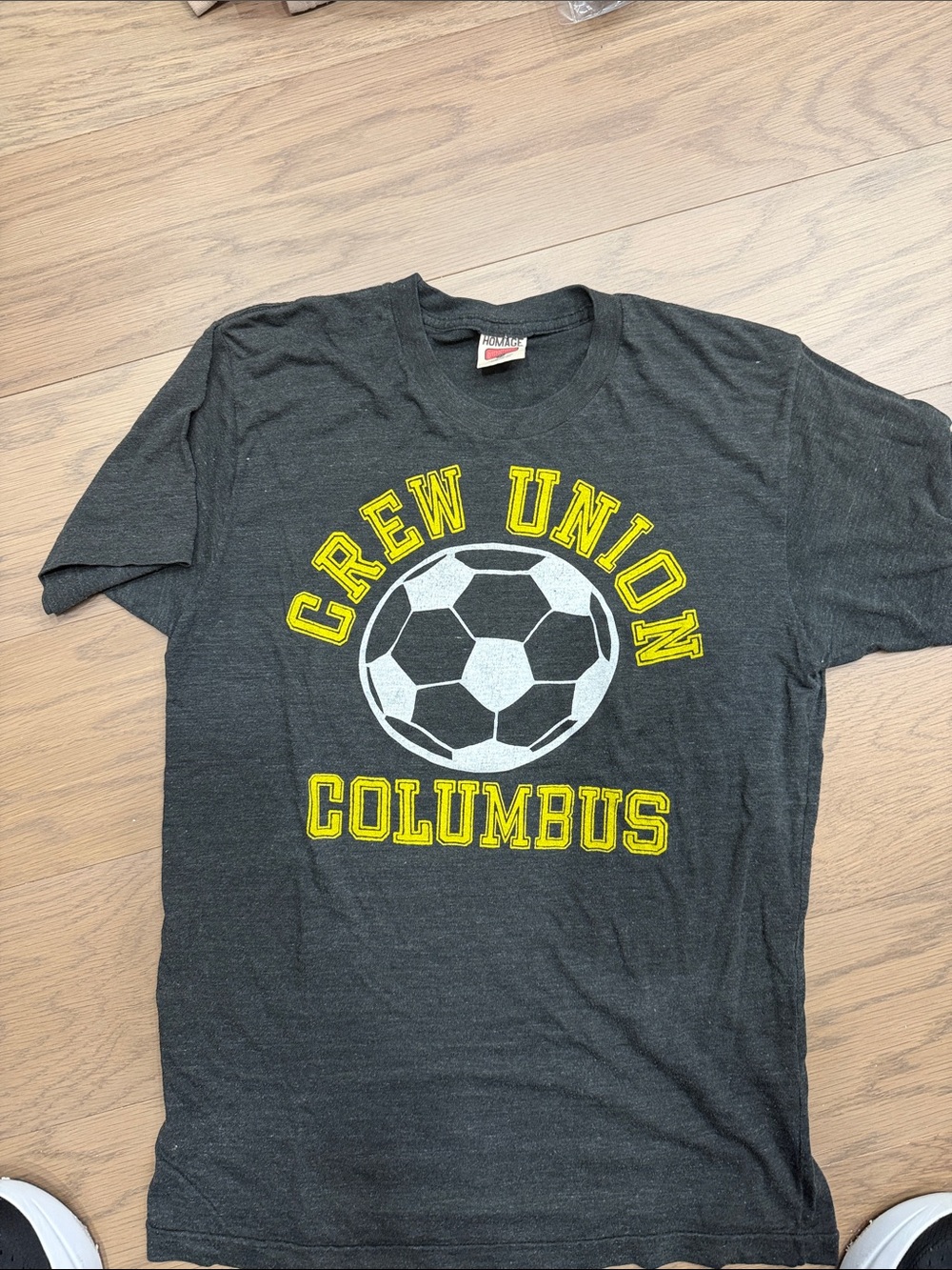 HOMAGE Charcoal Crew Union Columbus Soccer Graphic Tee